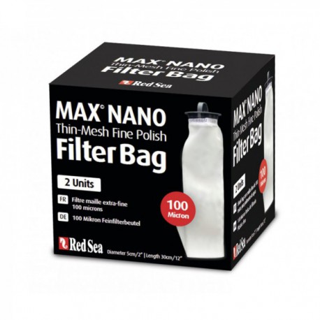Max Nano Micron bag nylon 100u (x2) Red Sea