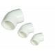 ROYAL EXCLUSIV - Coude PVC Blanc 45° 50mm